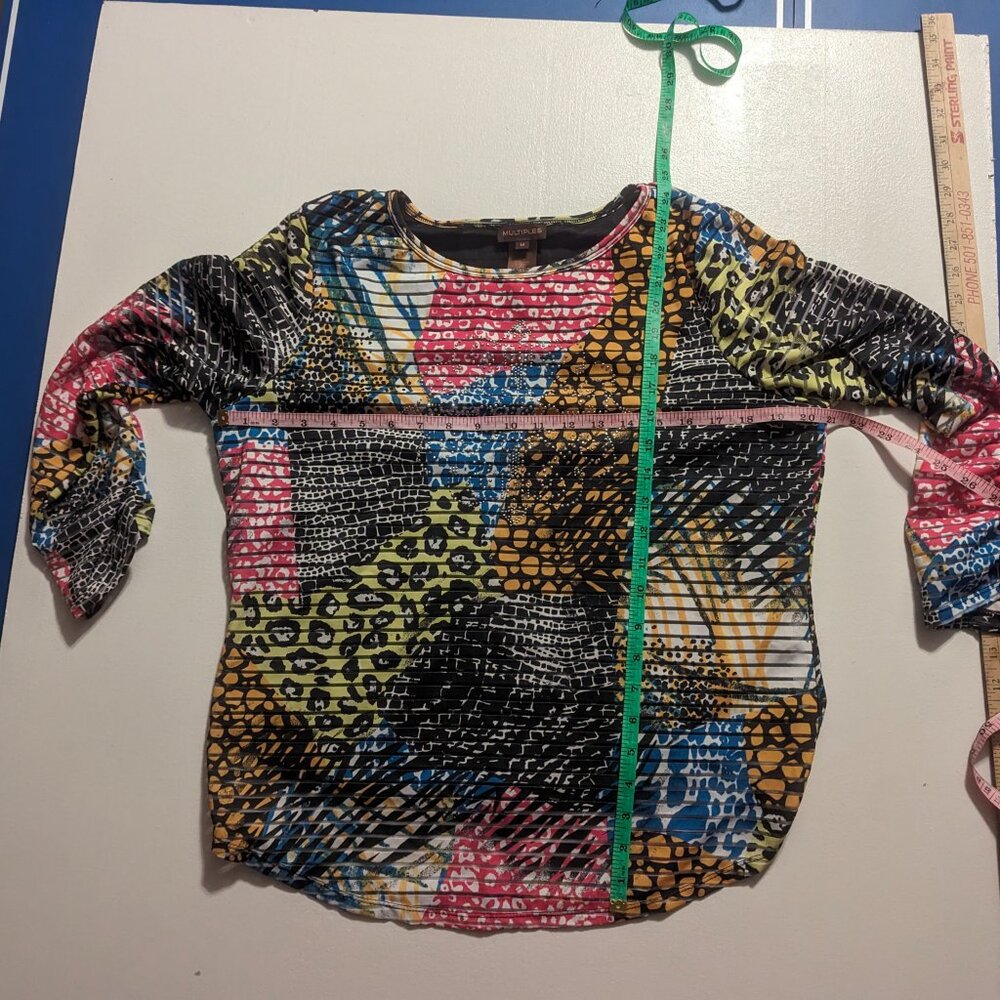 Multiples (Oversized) Medium Top Multi-Colored - image 8